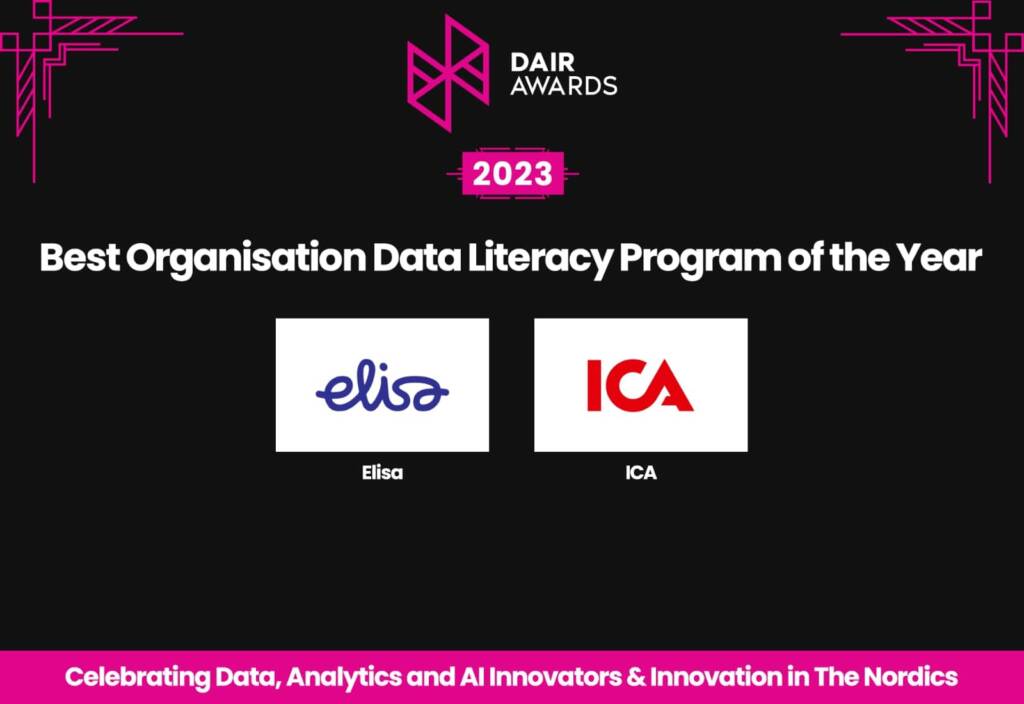Best organisation data literacy program nominees 2023